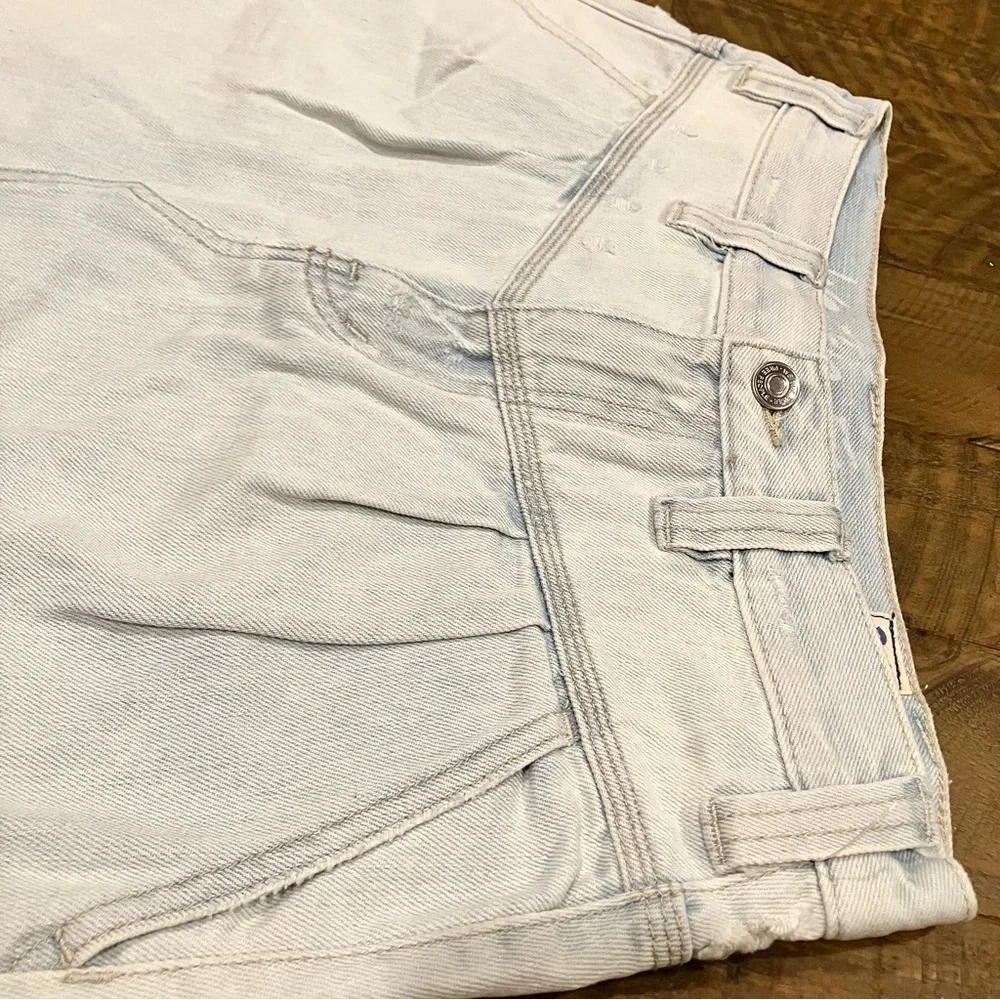 Free People | Sidecar Silver Lake Distressed Denim Skirt - Picture 2 of 12